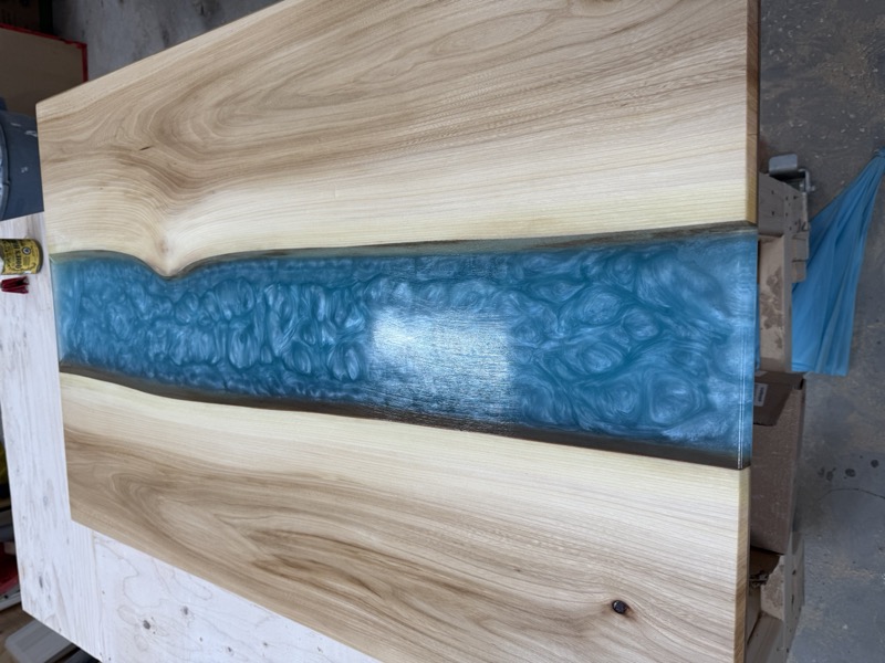 Custom epoxy river table - Project 4