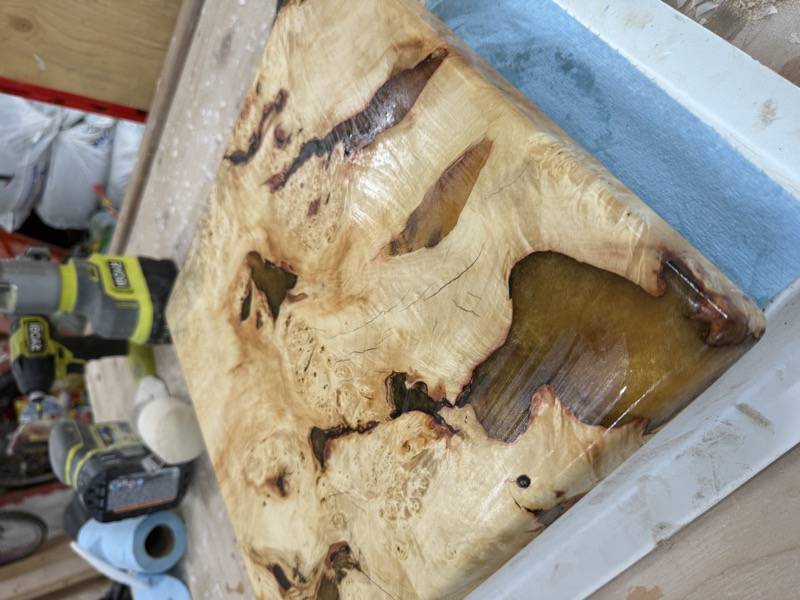 Custom epoxy river table - Project 6